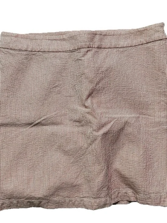 Women’s Talbots Red White Seersucker Skort Size 12 Summer - Picture 1 of 4